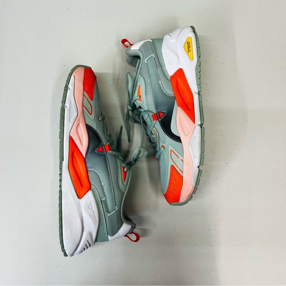 Puma TRC Mira Tech Colorful Green Sneakers Size 10.5 - Picture 11 of 11